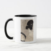 Junge Frau, die Make-up, c.1795-96 anwendet Tasse (Links)