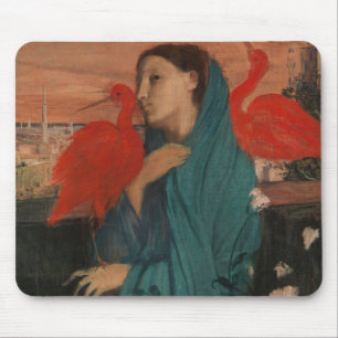Junge Frau Edgar Degass mit IBIS Mousepad
