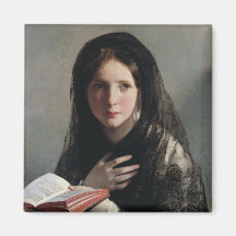 Junge Frau hat in Träumen verloren (Lesen eines Bu