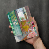 Junge Frau im blühenden Innern | Henri Lebasque Karte