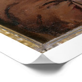 Junge Frau im Gebet, 1879 (Öl auf Leinwand) Poster (Ecke)