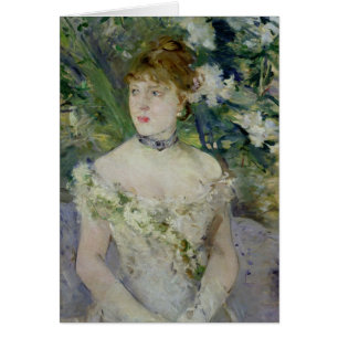 Junge Frau in einem Ballkleid, 1879