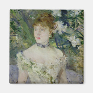 Junge Frau in einem Ballkleid, 1879 Magnet