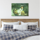 Junge Frau in einem Boot, oder Reflections, c.1870 Leinwanddruck (Insitu (Schlafzimmer))