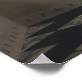 Junge Frau in einer Jungfrau — Vermeer Poster (Ecke)