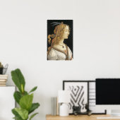 Junge Frau in Mythologischem Gewand, c. 1480-85 Poster (Heimbüro)