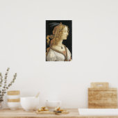 Junge Frau in Mythologischem Gewand, c. 1480-85 Poster (Küche)