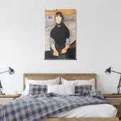 Junge Frau Leinwanddruck (Insitu (Schlafzimmer))