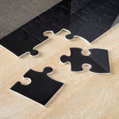 Junge Frau liest ein Buch Kubistische Kunstform Puzzle (Seite)