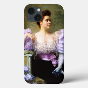 Junge Frau mit einem Hydrangeas-Bouquet Case-Mate iPhone Hülle