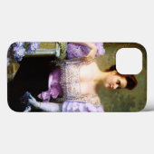 Junge Frau mit einem Hydrangeas-Bouquet Case-Mate iPhone Hülle (Rückseite (Horizontal))