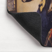 Junge Frau mit einem Wasser-Krug Mousepad (Ecke)