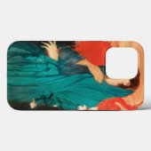 Junge Frau mit Ibis Fine Art von Edgar Degas Case-Mate iPhone Hülle (Rückseite (Horizontal))