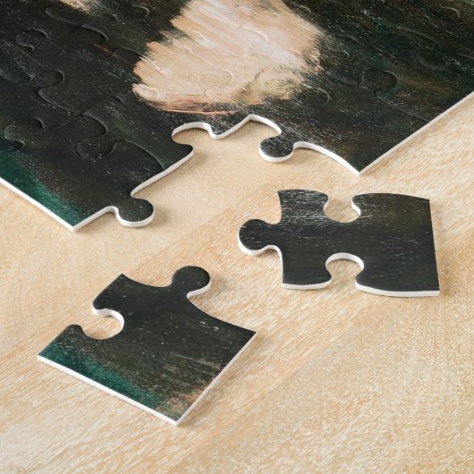Junge Frau mit Ibis Fine Art von Edgar Degas Puzzle (Seite)