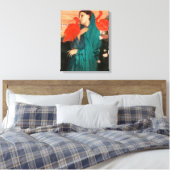 Junge Frau mit Ibis von Edgar Degas Leinwanddruck (Insitu (Schlafzimmer))