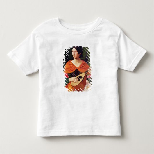 Junge Frau mit Mandoline, 1845-47 Kleinkind T-shirt (Vorderseite)