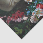 Junge Frau mit Peonys von Frederic Bazille Seidenpapier (Detail)