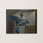 Junge Frau mit Wasserpitcher Vermeer Art Puzzle (Horizontal)