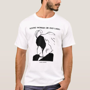 Junge Frau oder alte Dame (optische Täuschung) T-Shirt