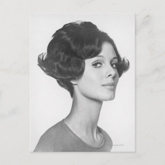 Junge Frau Postkarte (Vorderseite)