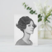 Junge Frau Postkarte (Stehend Vorderseite)