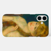 Junge Frau von Renoir über ihr Haar Case-Mate iPhone Hülle (Rückseite (Horizontal))