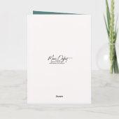 Junge Frauen in Wäldern mit Katze Karte (Rückseite)