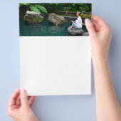 Junge Frauen praktizieren Yoga Flyer (Hand)