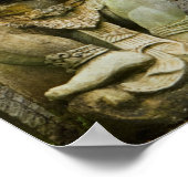 Junge Frauen praktizieren Yoga Poster (Ecke)