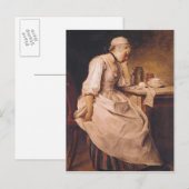 Junge Frauen schlafen Postkarte (Vorne/Hinten)