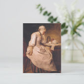 Junge Frauen schlafen Postkarte (Stehend Vorderseite)