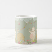 Junge Frühlingsbären Kaffeepflanzen Tasse (Mittel)