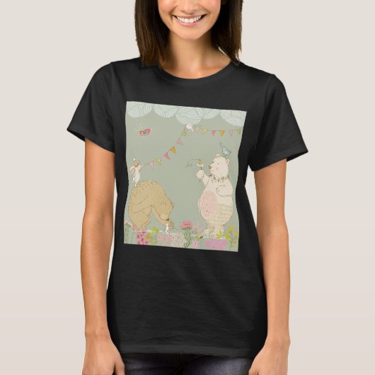 Junge Frühlingsbären T-Shirt (Vorderseite)