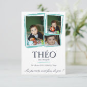 Junge - Fusain Ankündigung (Stehend Vorderseite)