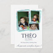 Junge - Fusain Ankündigung (Vorne/Hinten)