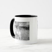 Junge füttert Antilope von Hand Tasse (Vorderseite Links)