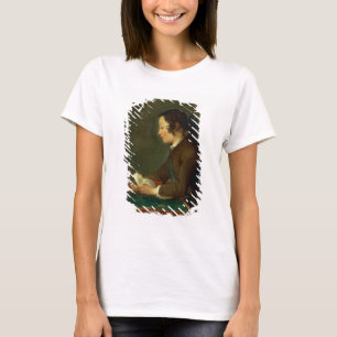Junge Gebäude a Castle of Cards (Öl auf Leinwand) T-Shirt