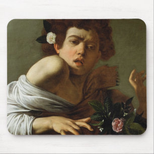 Junge gebissen durch eine Eidechse, c.1595-1600 Mousepad