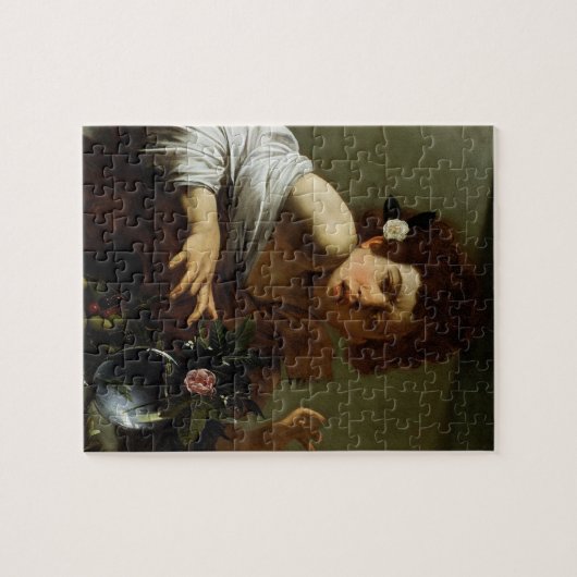 Junge gebissen durch eine Eidechse, c.1595-1600 Puzzle (Horizontal)