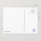 Junge Geburtsankündigung Postkarte (Rückseite)