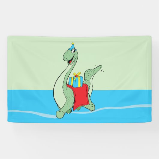 Junge, Geburtstag Dinosaurier Banner (Horizontal)