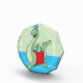 Junge, Geburtstag Dinosaurier Fotoblock (Rechts)