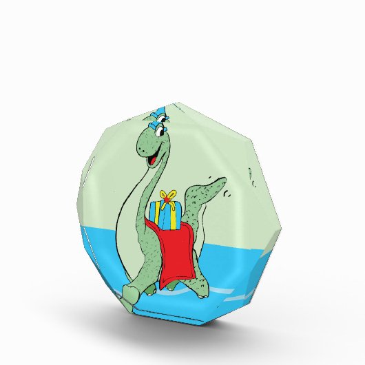 Junge, Geburtstag Dinosaurier Fotoblock (Rechts)