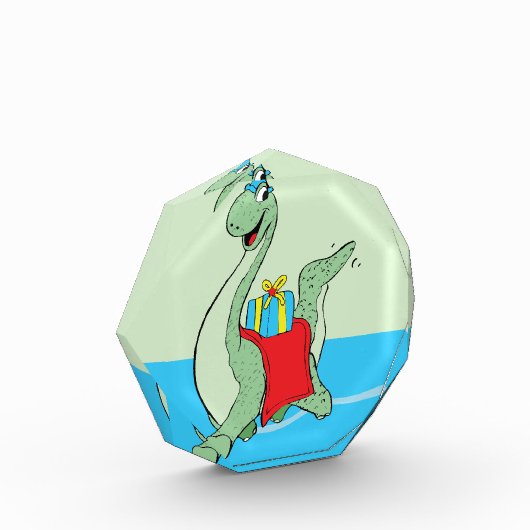 Junge, Geburtstag Dinosaurier Fotoblock (Links)