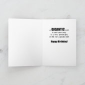 Junge, Geburtstag Dinosaurier Karte (Innenseite)