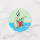 Junge, Geburtstag Dinosaurier Konfetti (Klein Vorderseite)