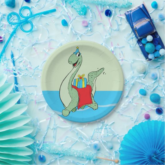 Junge, Geburtstag Dinosaurier Pappteller (Party)