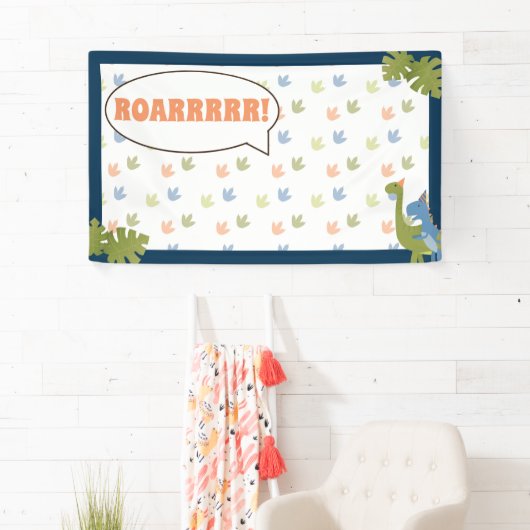 Junge Geburtstag - Dinosaurier Stomp - Hintergrund Banner (Insitu)