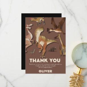 Junge Geburtstag eines Jungen aus aller Welt Dankeskarte