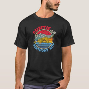 Junge Geburtstag I Tante I Ankylosaurus I Familien T-Shirt